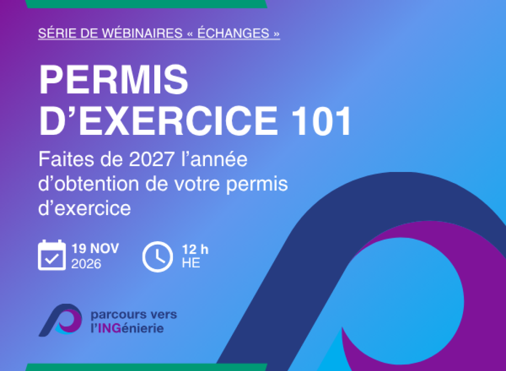 Permis d’exercice 101 : faites de 2027 l’année d’obtention de votre permis d’exercice